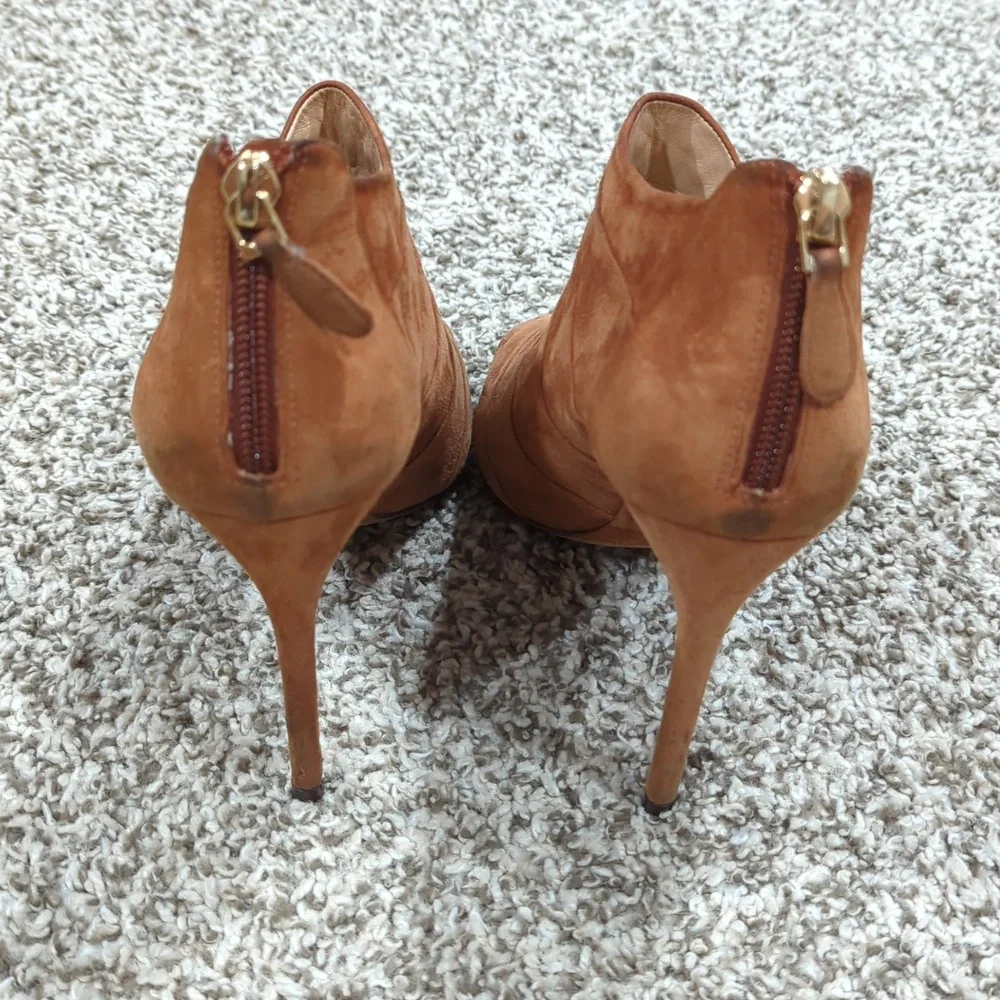 Alexandre Birman 37 1/2 Camel Suede 4